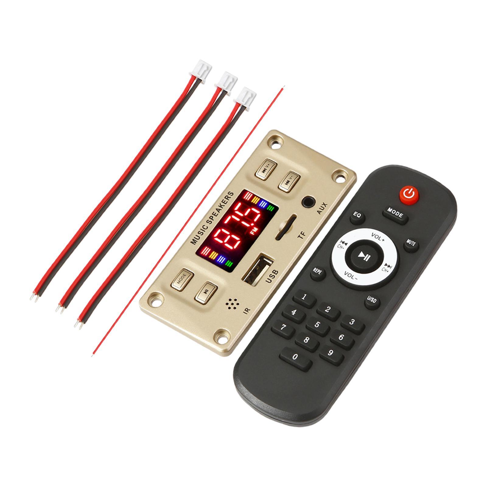 Board 2*50W Support TF/USB DC 8V-24V Car Radio for Car
