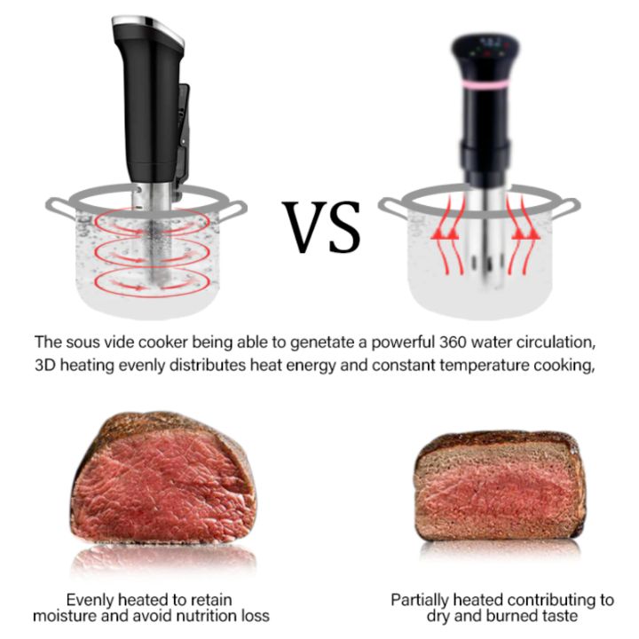 Máy nấu chậm Sous vide Công suất1200W BioloMix SV-8008 - Hàng chính hãng