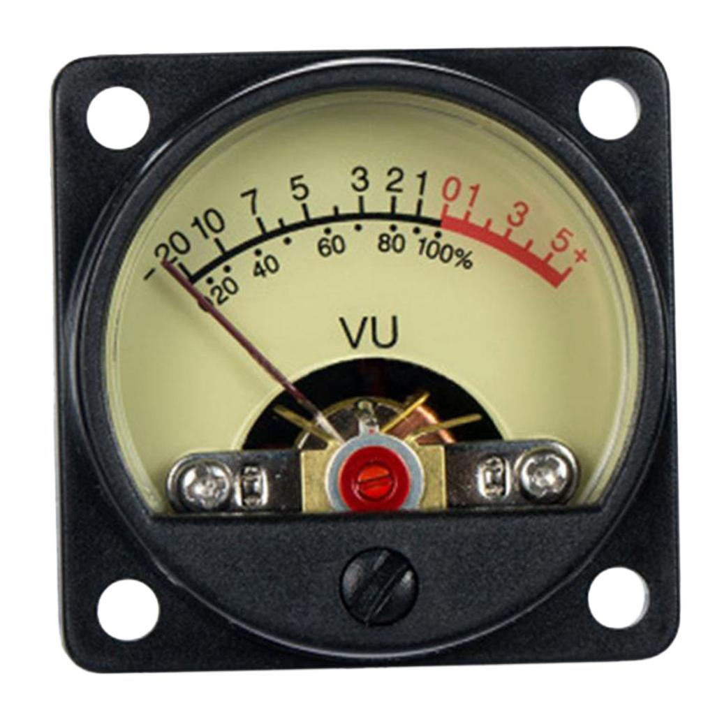 Độ Chính Xác Cao Vũ Amperemeter Bảng Đồng Hồ-Analog Đồng Hồ Đo-DB Công Suất Xả Phẳng Mét Với Đèn Nền