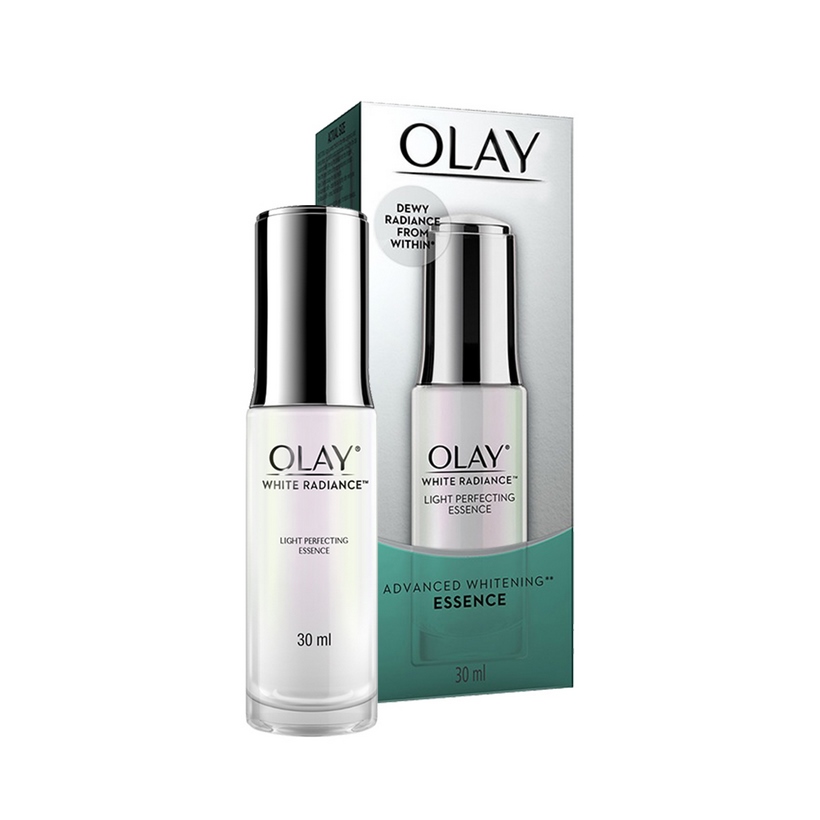 Bộ Sản Phẩm Olay White Radiance Dưỡng Trắng và Cấp Ẩm (Kem dưỡng trắng da ban ngày, Kem dưỡng trắng da ban đêm, Tinh chất dưỡng trắng da, Sữa rửa mặt) [Tặng Túi Tote Thiết Kế Mới]