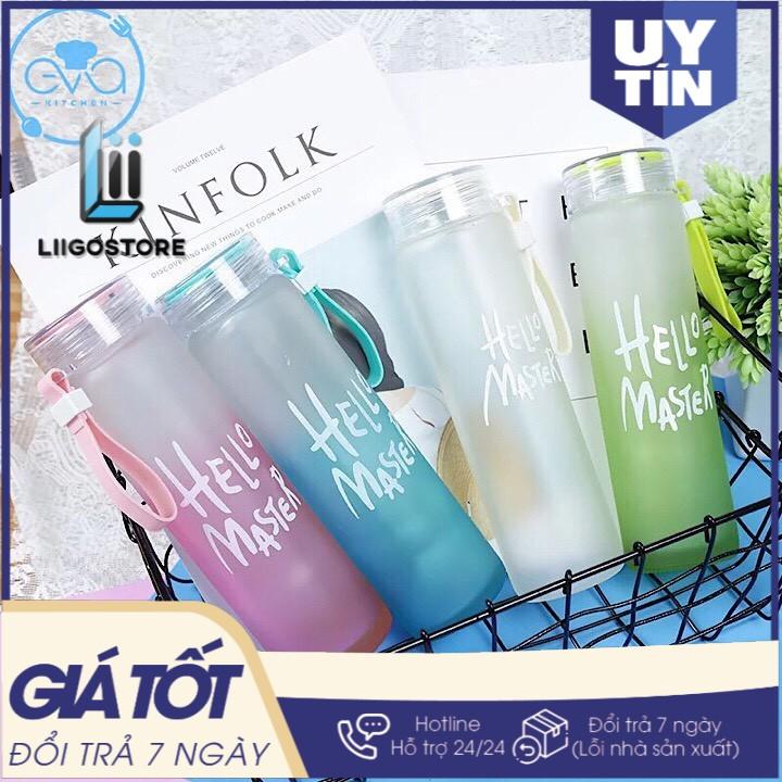 Bình Nước Thủy Tinh Hello Master 400ml