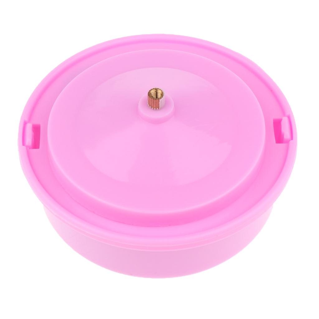 Pink Round Rotating Music Box Base for Kids Clay Craft Educational Kids Toy