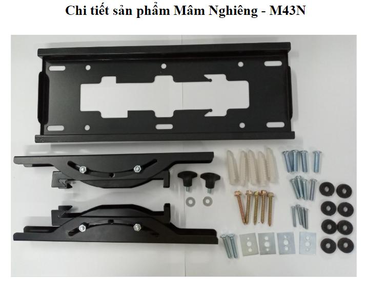 Khung treo mâm tivi nghiêng CP kích thước từ 19-65inch có thể điều chỉnh góc 15 độ - Hàng Chính Hãng