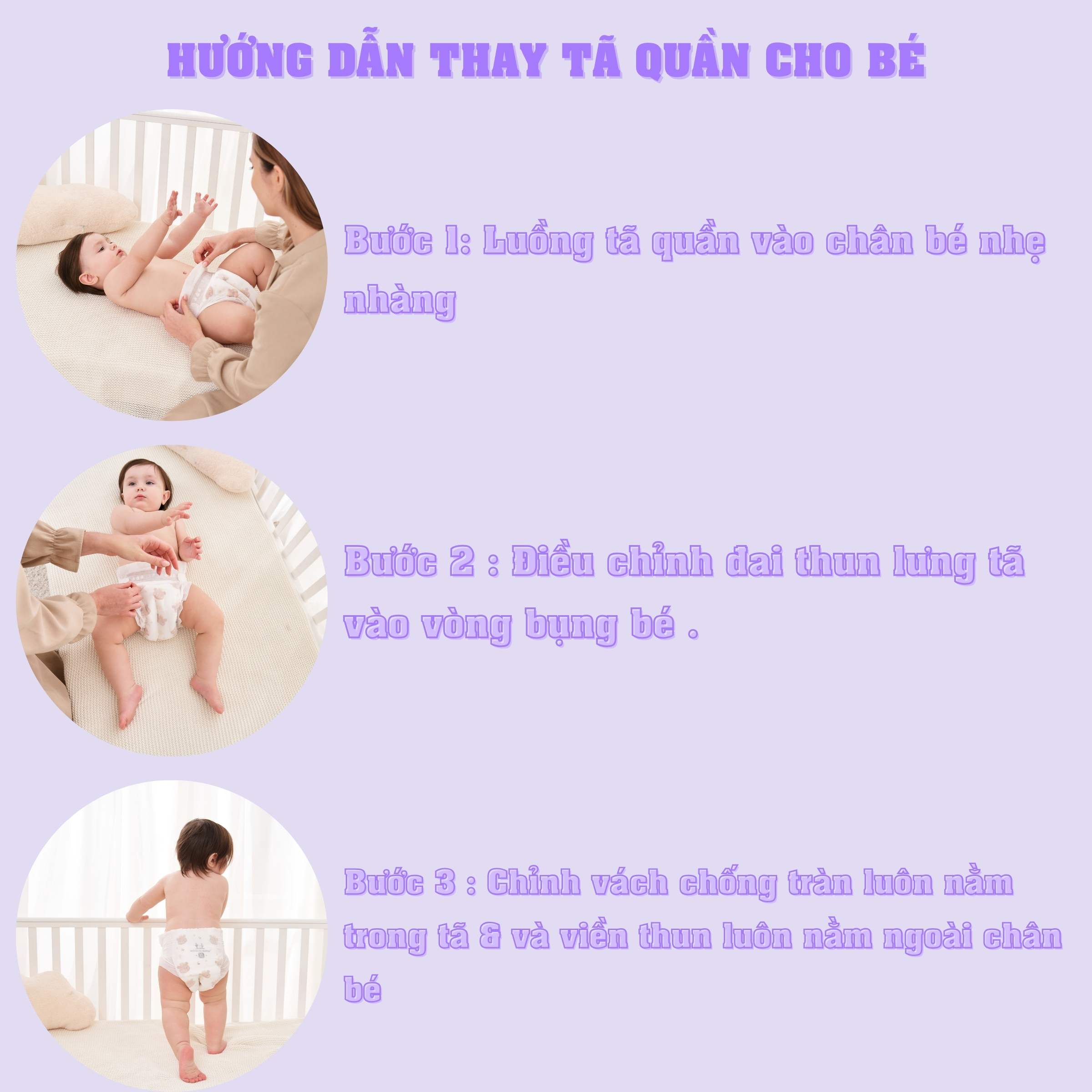 [COMBO 2 ] Tã quần / Bỉm quần cho bé từ 6kg trở lên thương hiệu Miracle Baby , chất liệu protein tơ tằm mềm mại thông thoáng làn da của bé có 4 kích cỡ M/L/XL/XXL