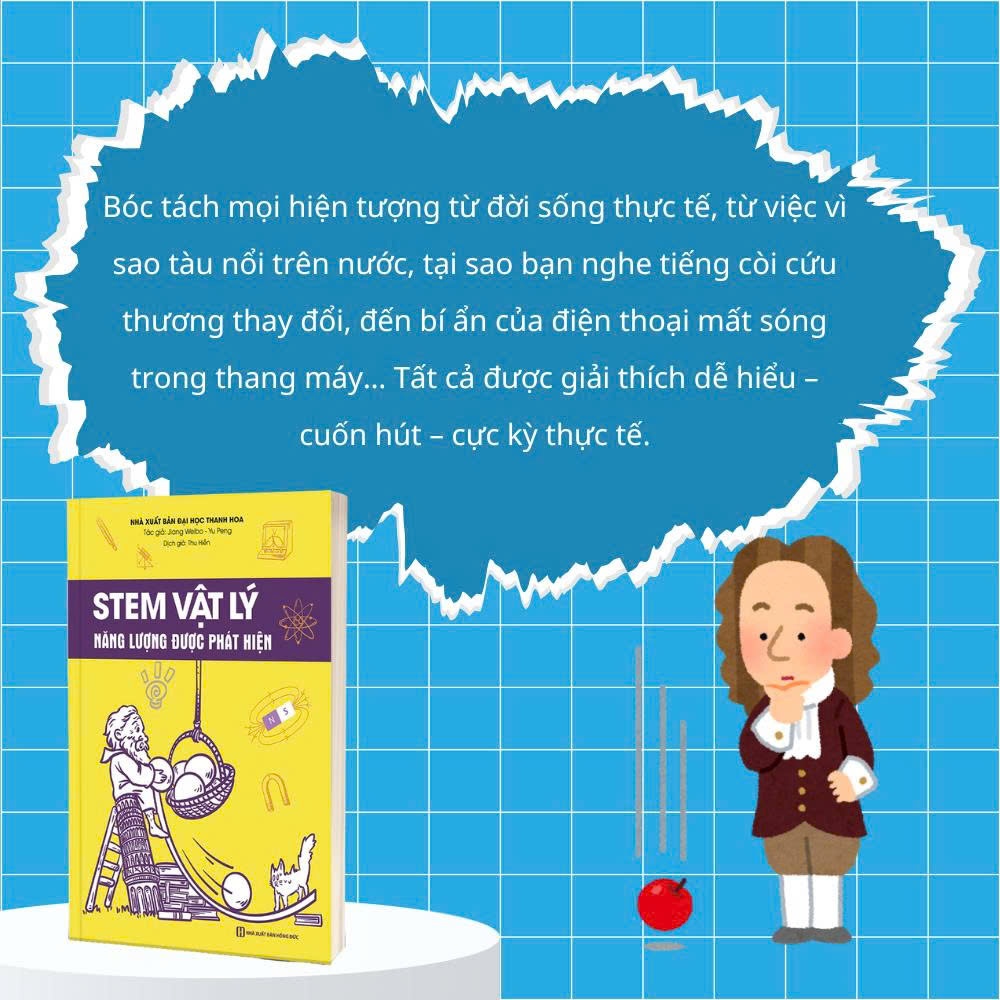 Sách - Combo STEM Toán học - Hóa học - Sinh học - Vật lý dành cho học sinh - Sách khám phá khoa học cho học sinh