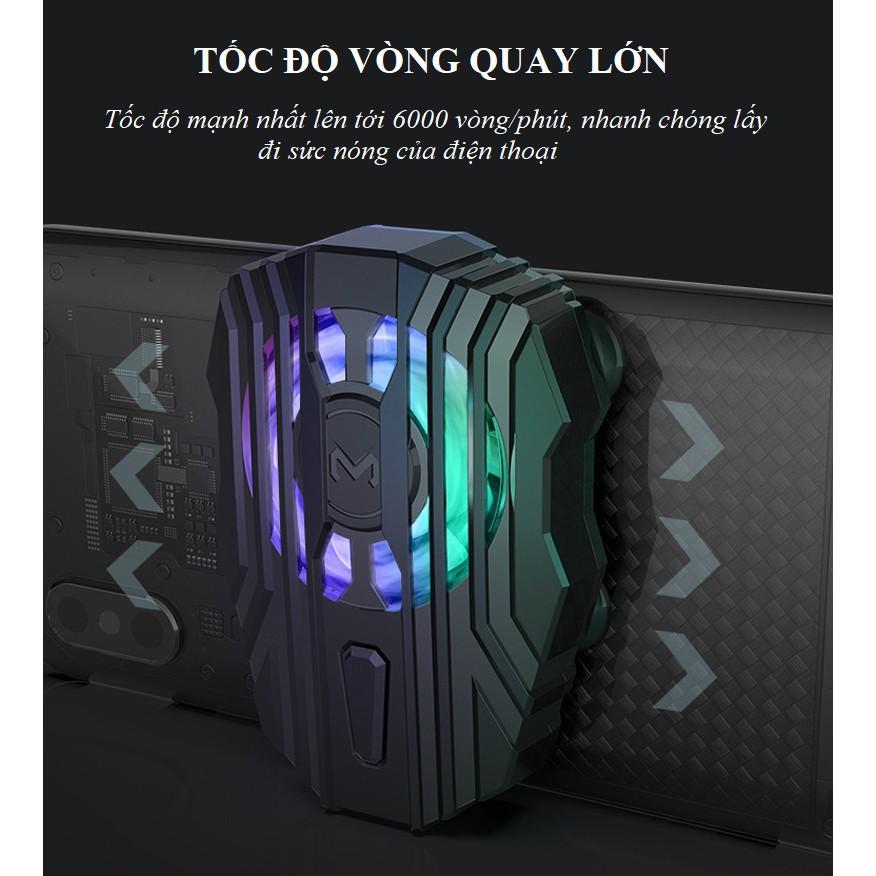 Quạt Làm Mát ️️ Bộ Tản Nhiệt Điện Thoại Dung Lượng Pin 500mAh - Làm Mát Điện Thoại Nhanh Chóng FL01