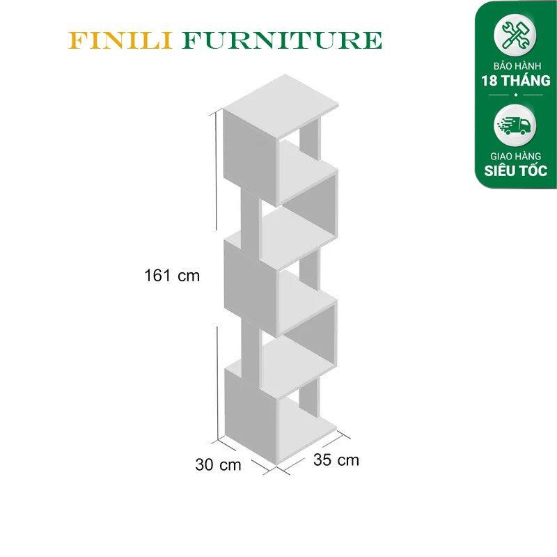 Kệ trang trí kết hợp kệ sách đa tầng FK01