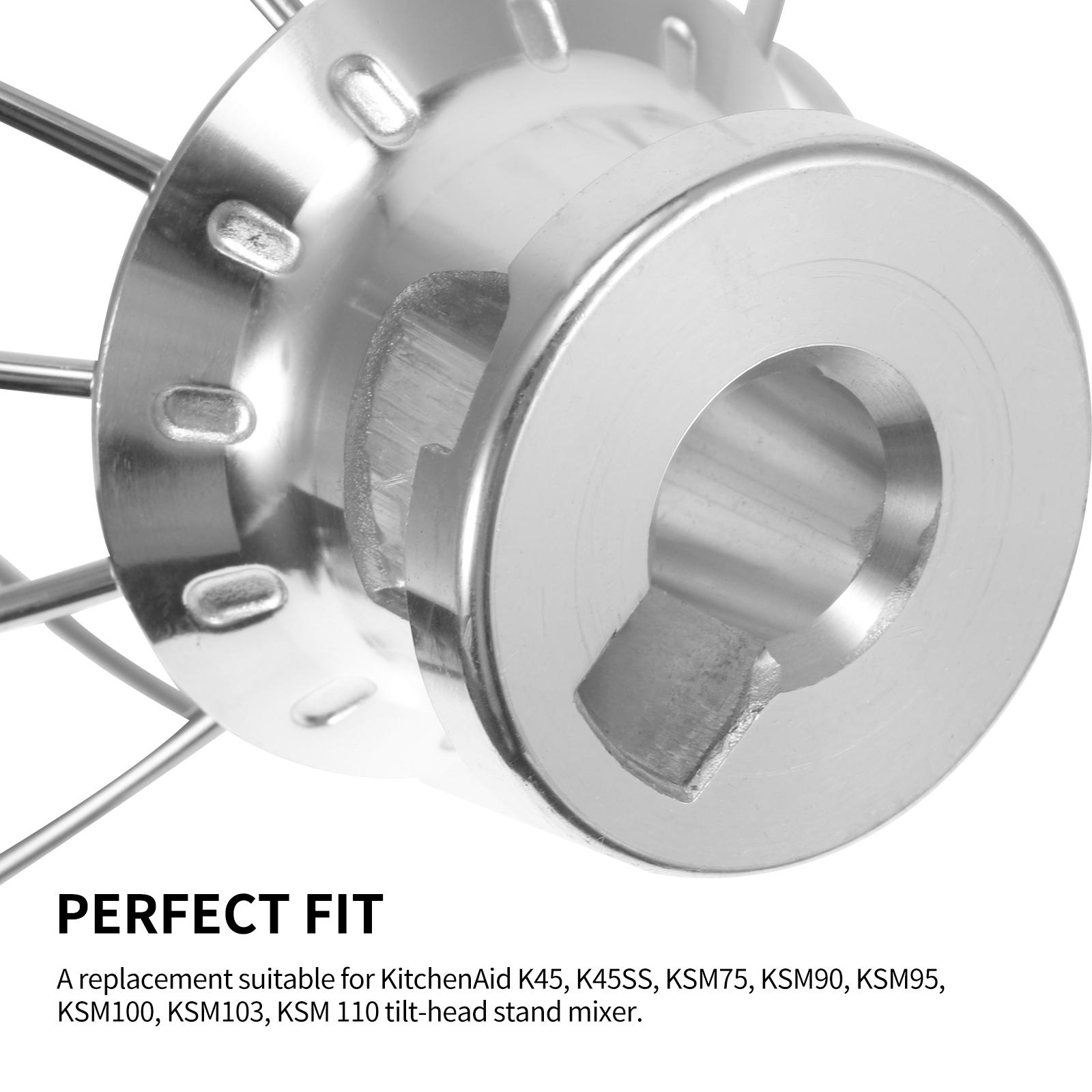 6 Kim Dây Đánh Bằng Roi Kèm Chân Đế Pha Máy Thay Thế Cho KitchenAid Nghiêng Đầu Trộn Trứng Bánh Sữa bột Kem