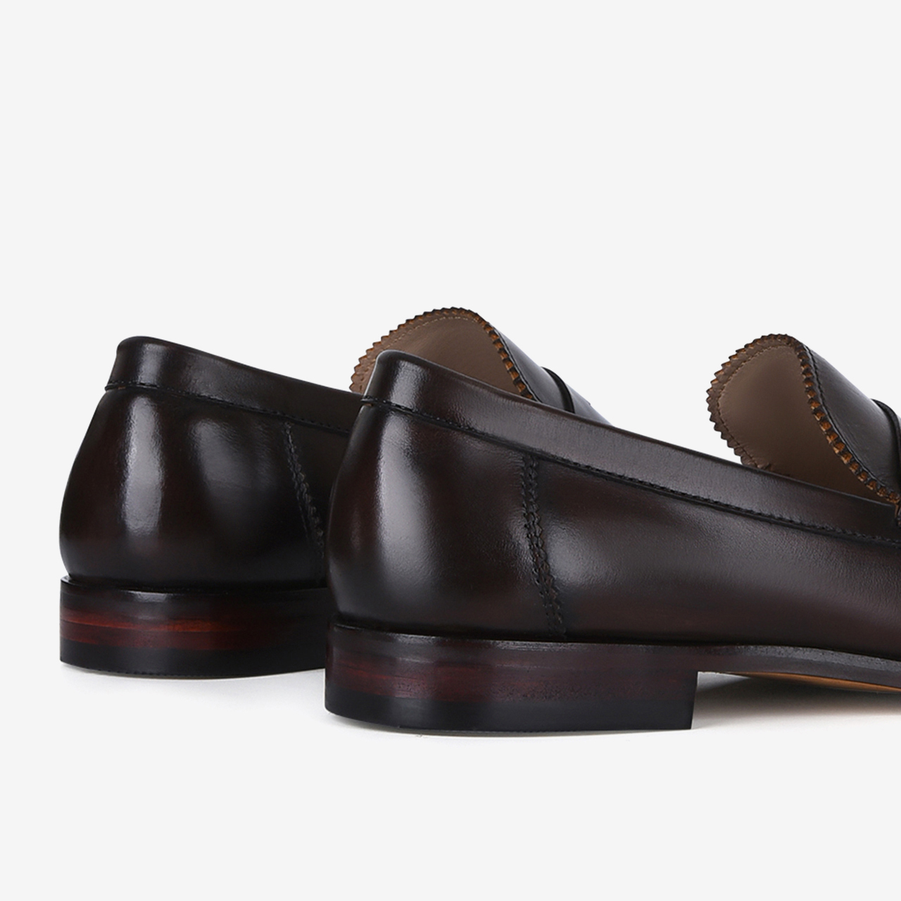 Giày lười nam Đông Hải thiết kế Penny Loafer da bò cao cấp  đế cao su cao 3cm dễ di chuyển - G0614