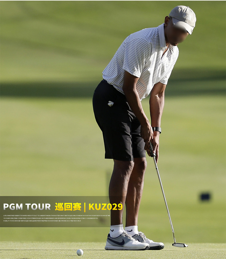 QUẦN SHORT GOLF NAM - PGM GOLF CLOTHES - KUZ029 - MÀU TÍM THAN