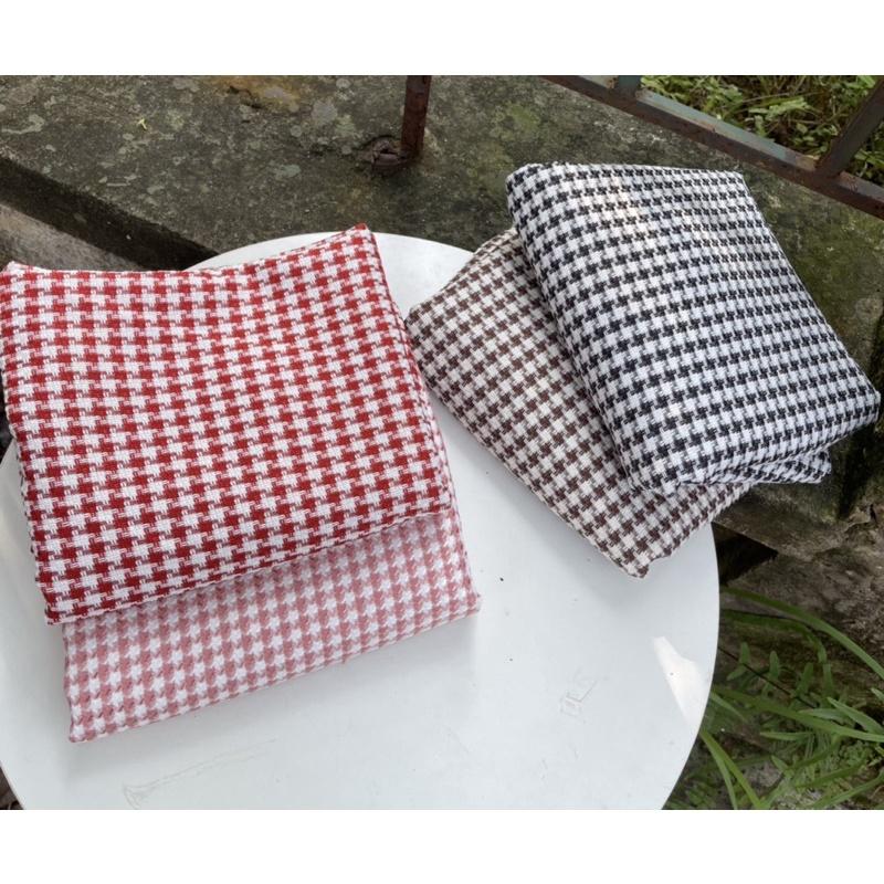 vải dạ tweed siêu đẹp may váy, bô, vest sang chảnh