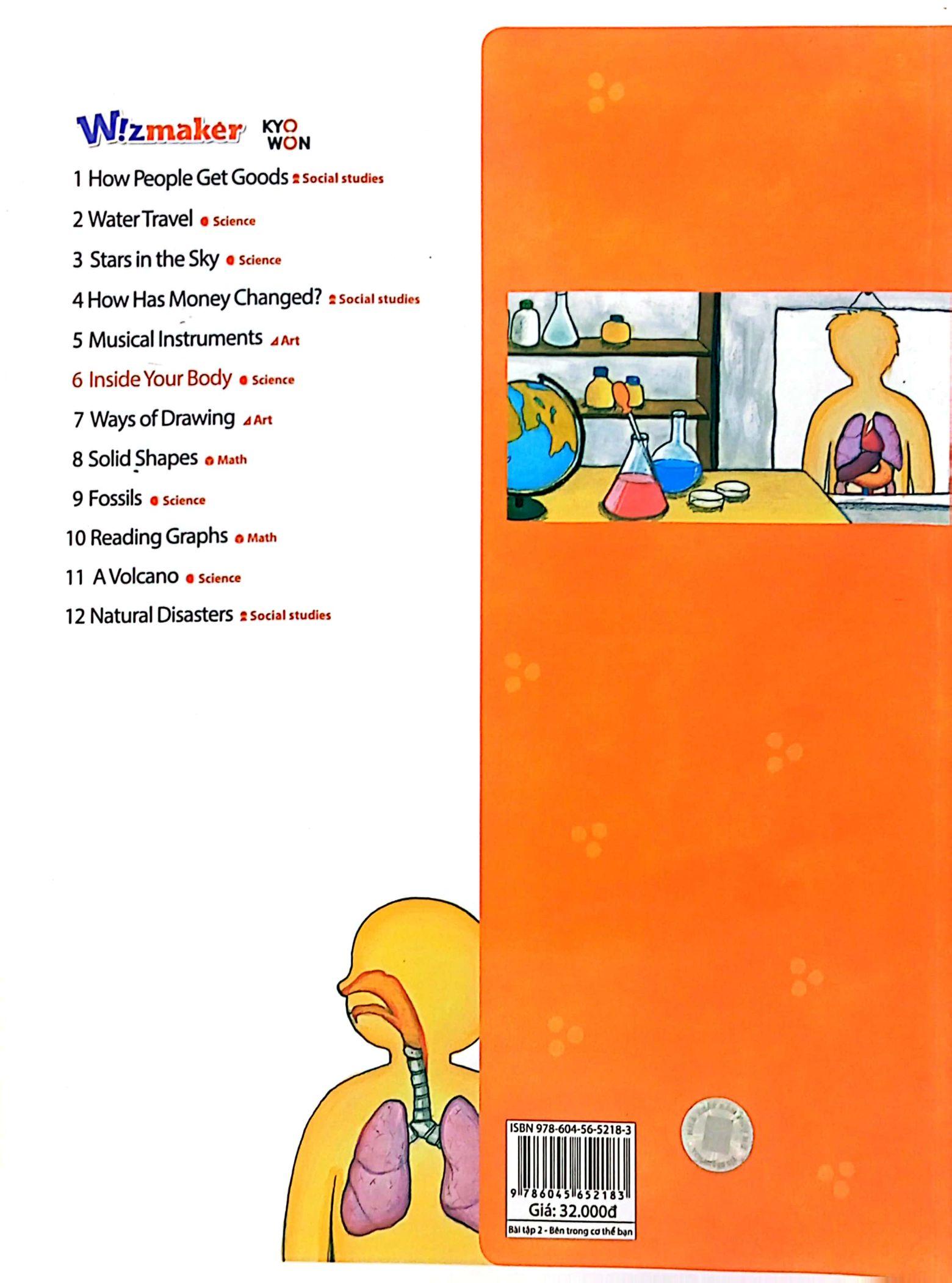 Sách All Story - Inside Your Body - Bên Trong Cơ Thể Bạn - Trình Độ 2 (Tập 6)