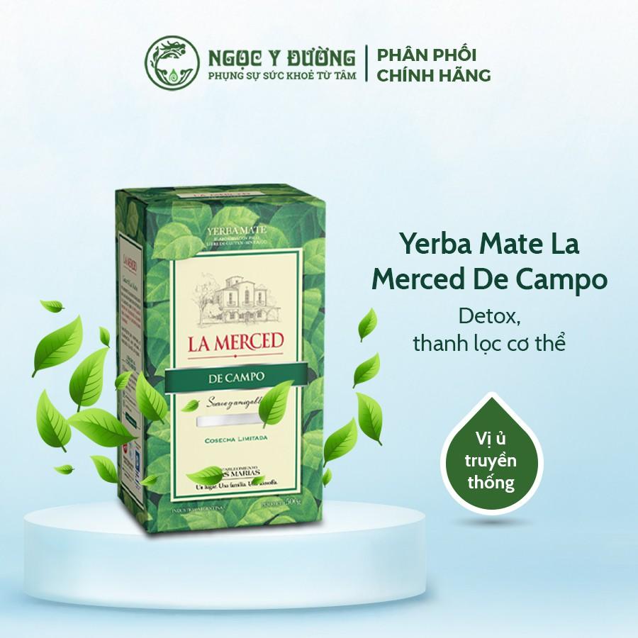 Combo Trà Yerba Mate La Merced De Campo - Tặng 01 Bình Pha Trà - Vị ủ truyền thống 3 năm - Detox, Tỉnh táo, Năng Lượng