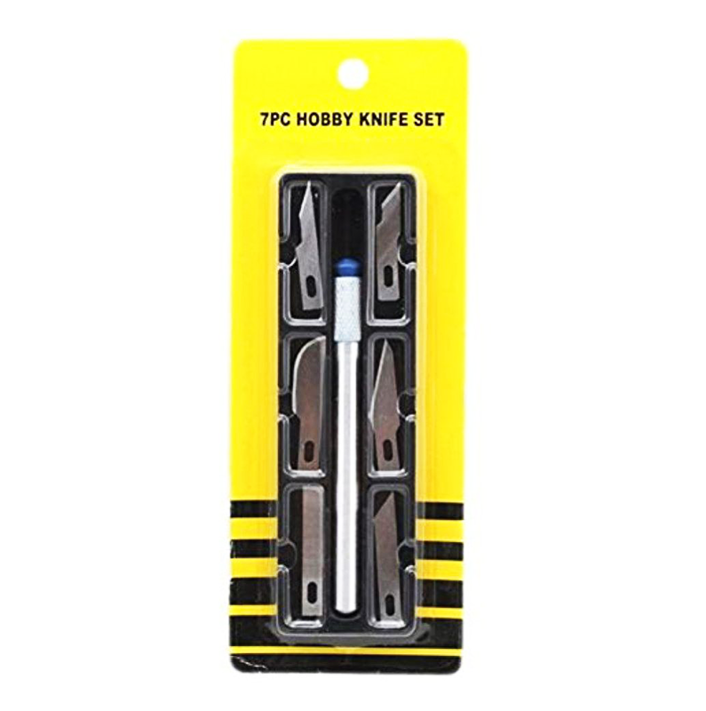 Bộ Dụng Cụ Trang Trí Điêu Khắc 7 Cái – 7Pc Hobby Knife Set