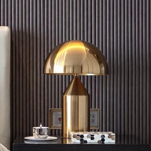 Luxury đèn để bàn trang trí B131-Vàng, đèn đầu gường, đèn decor, đèn để bàn phòng khách, tặng 2 bóng led, Bảo Hà DDT