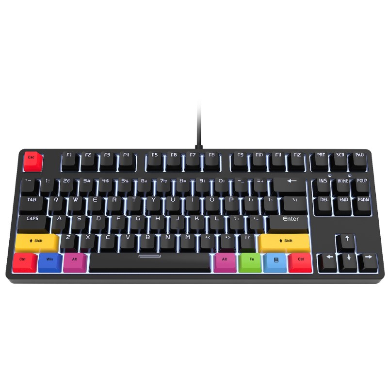 Bàn phím cơ HXSJ L600 Gaming Chống ồn - hàng nhập khẩu