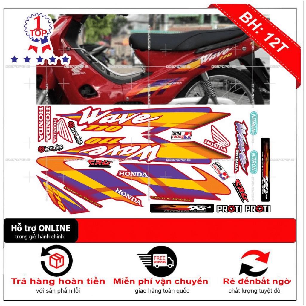 Tem rời wave nhỏ đời đầu mẫu zin đỏ
