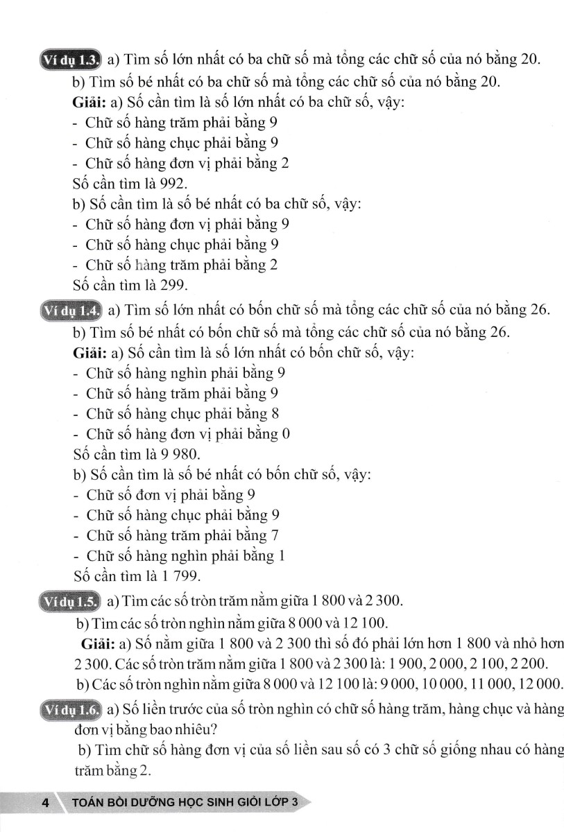 Toán Bồi Dưỡng Học Sinh Giỏi Lớp 3