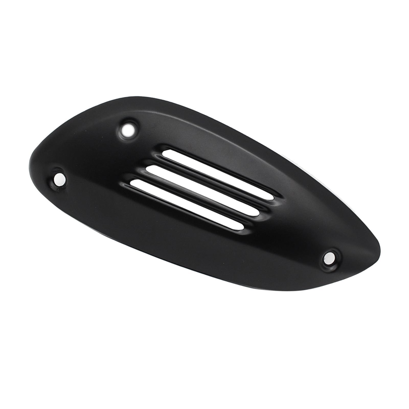 Motorcycle Exhaust Heat Shield Cover Black Guard for Vespa GTS 300 250