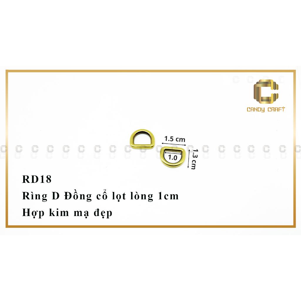 Khoen D màu đồng cổ