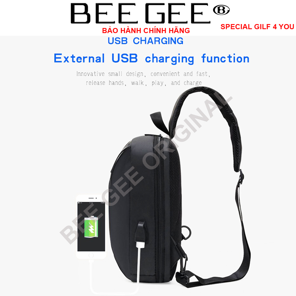 Túi đeo chéo nam cao cấp phong cách HÀN QUỐC BEE GEE DCN9015