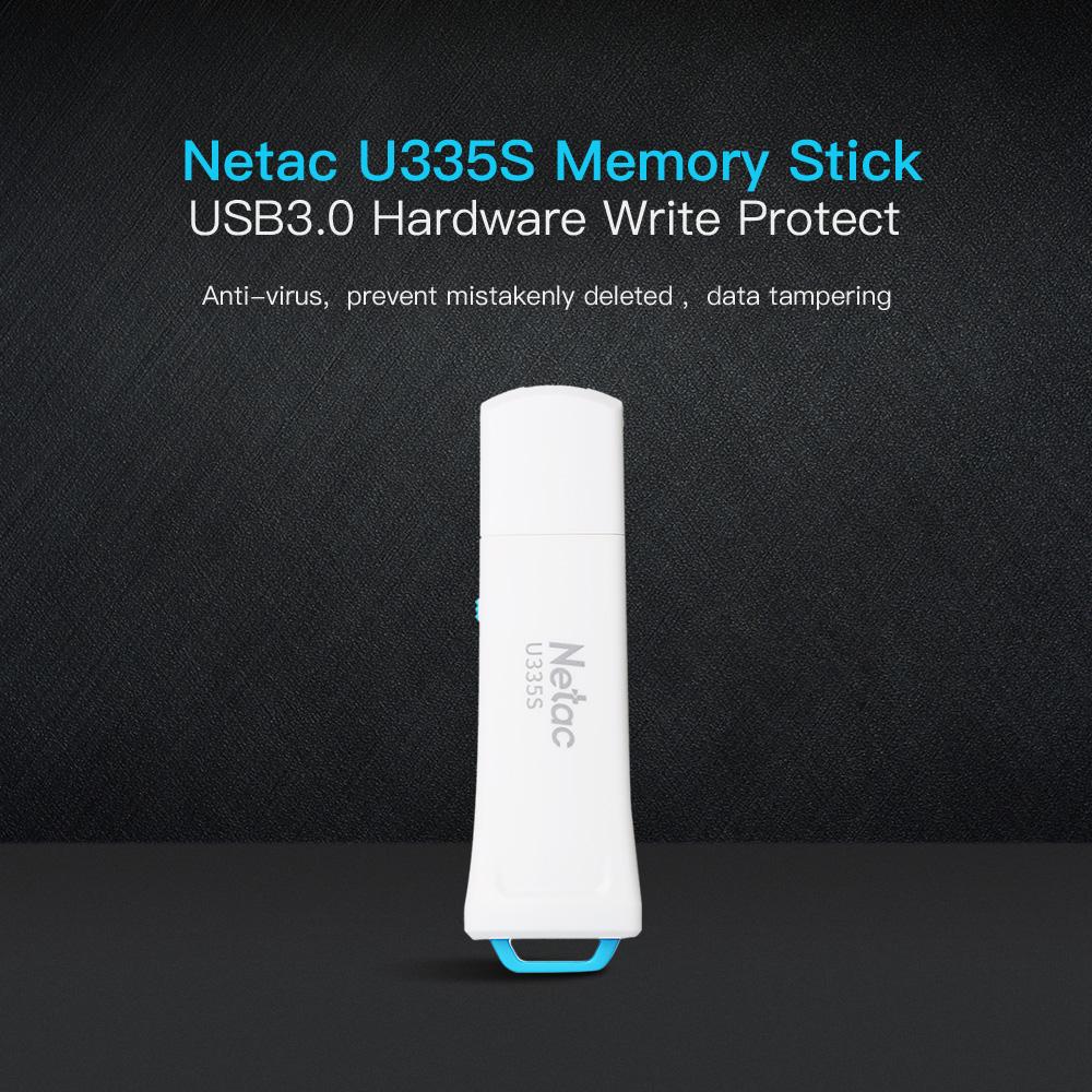  Đầu USB 3.0 Flash Drive U335S loại Netac Write Protect 