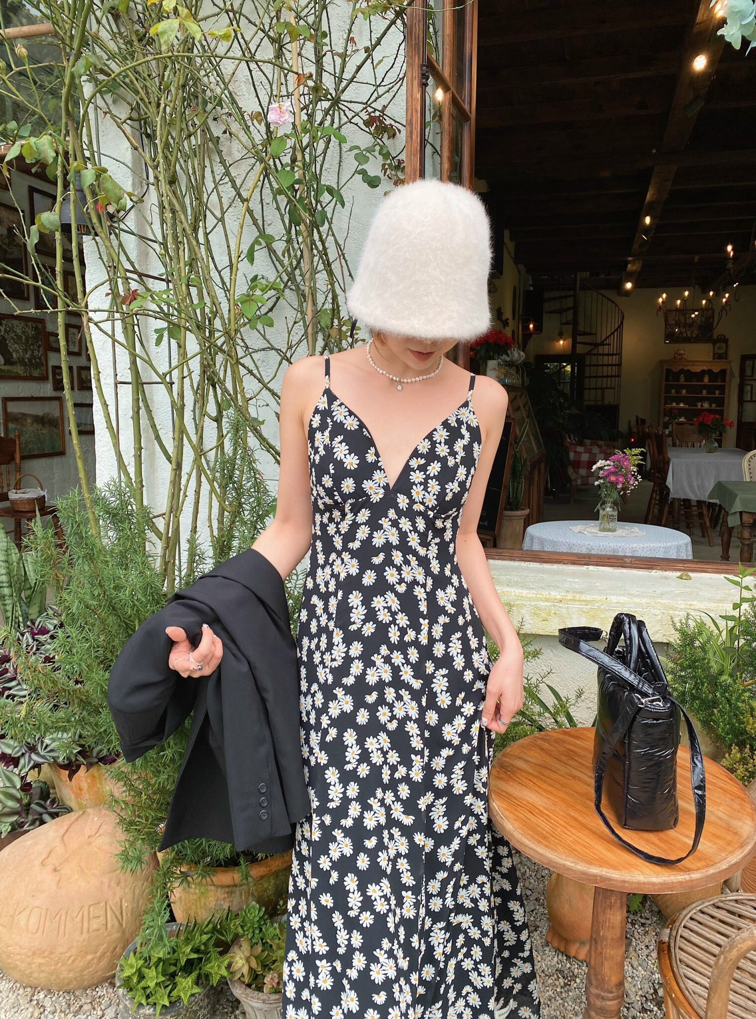 Đầm maxi hai dây xẻ ngực Nancy dress Gem Clothing SP060734