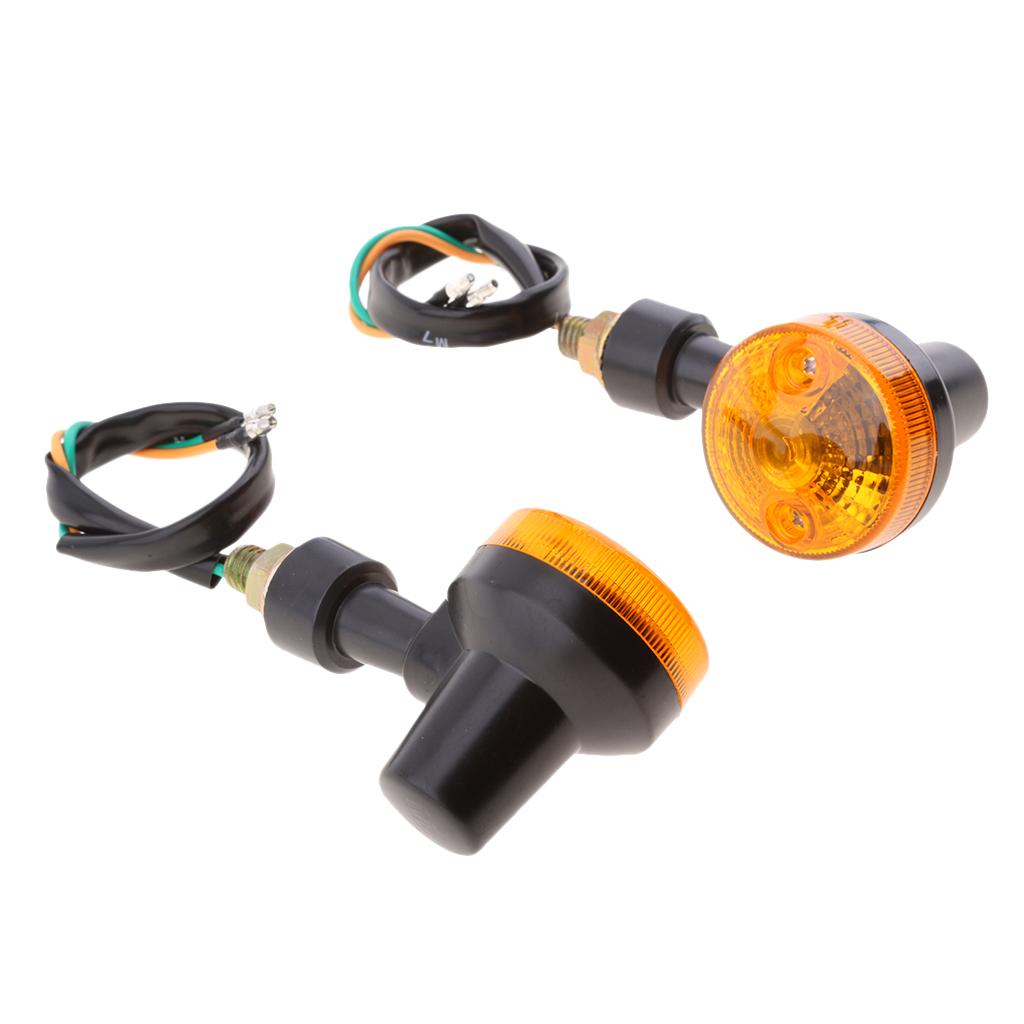 Motorcycle Turn Signal Lights Blinker Indicator Light for Cruiser Bobber Chopper
