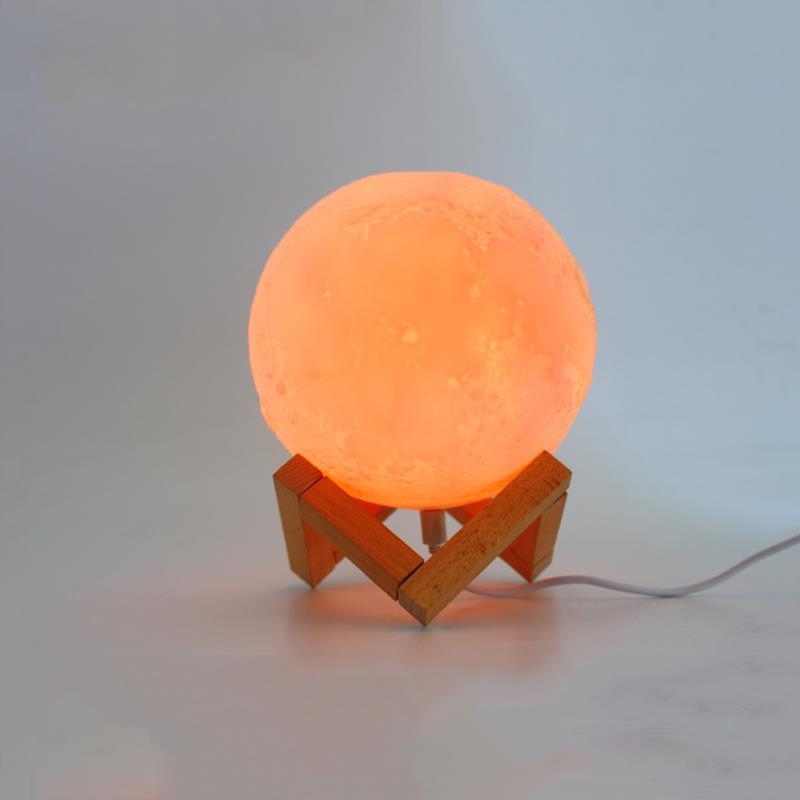 Đèn ngủ mặt trăng Moon Light 3D - đổi 7 màu - 15cm