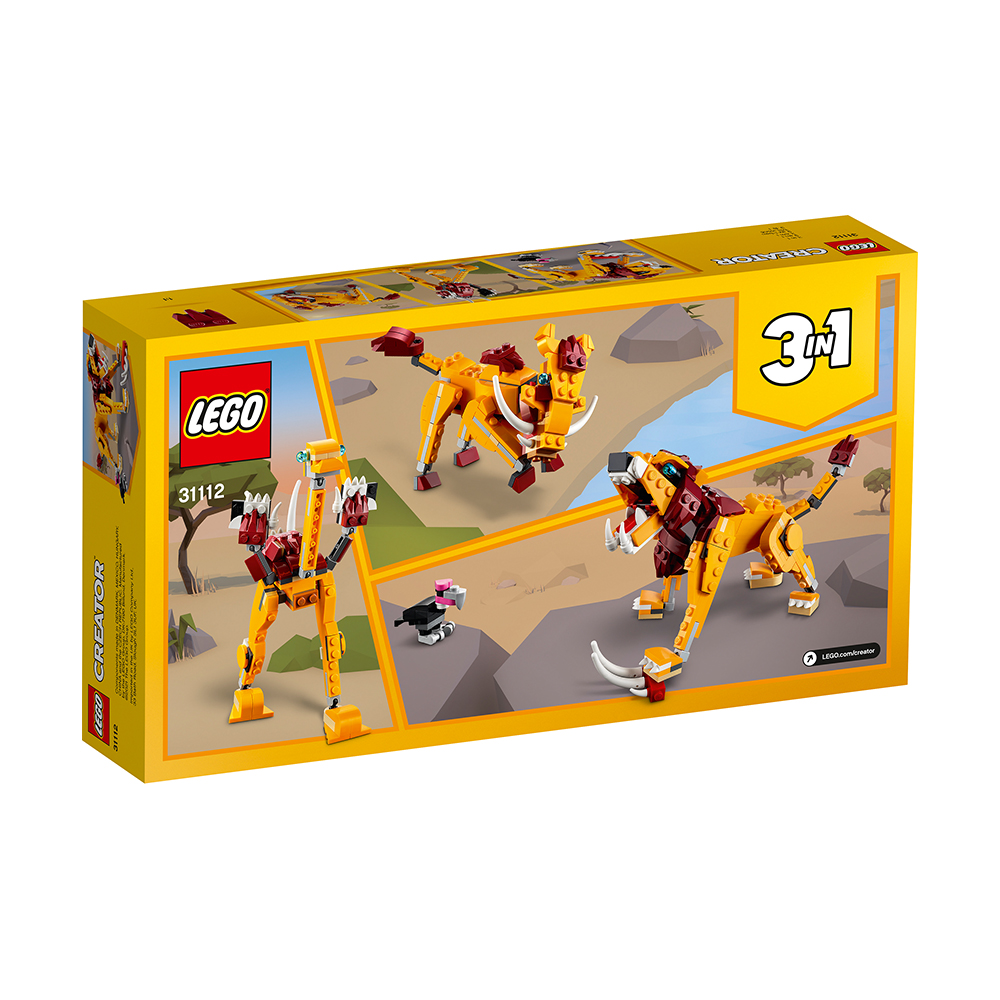 Đồ chơi LEGO Creator Sư Tử Hoang Dã 31112