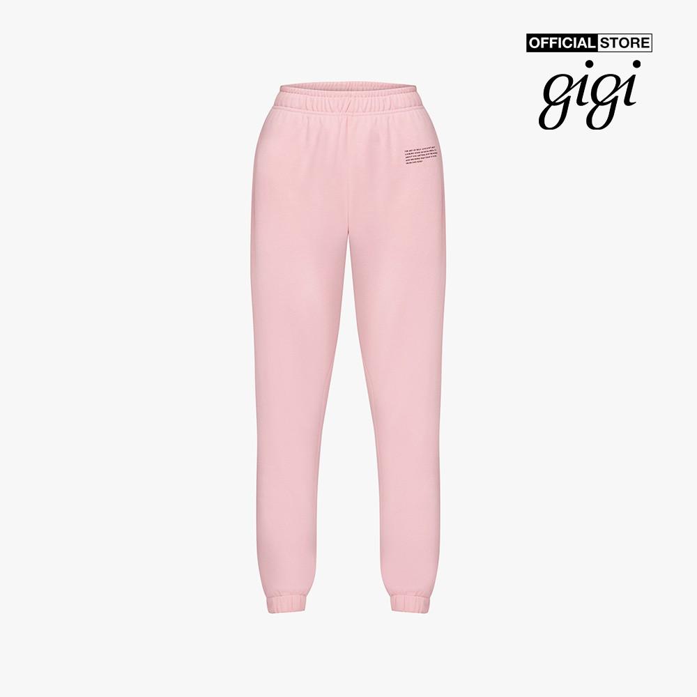 GIGI - Quần jogger nữ lưng thun bo gấu hiện đại G3204J211310-41