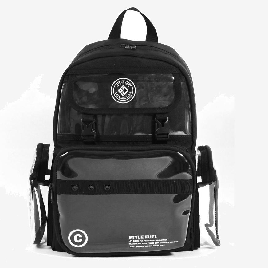 Balo Ulzzang Trong Suốt Cỡ Lớn Style Unisex Birdy Bag - SKU:026 -Victory bag Shop