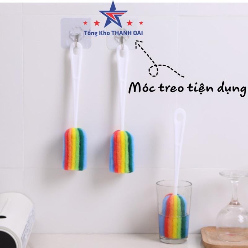 Cọ Rửa Bình Sữa, Cọ Rửa Ly 7 Màu Đa Năng Tiện Dụng Mới