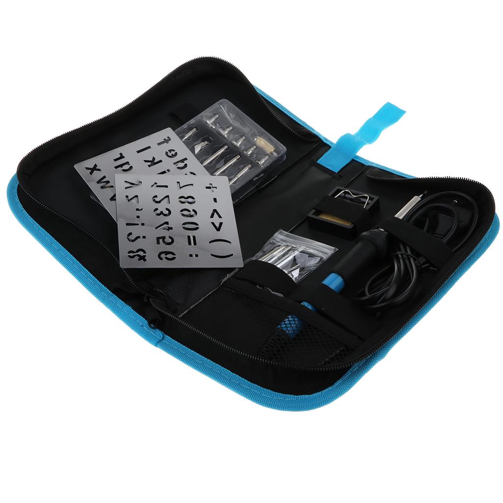 39pcs 60W Adjustable Electric Temperature Welding Soldering Iron EU Plug