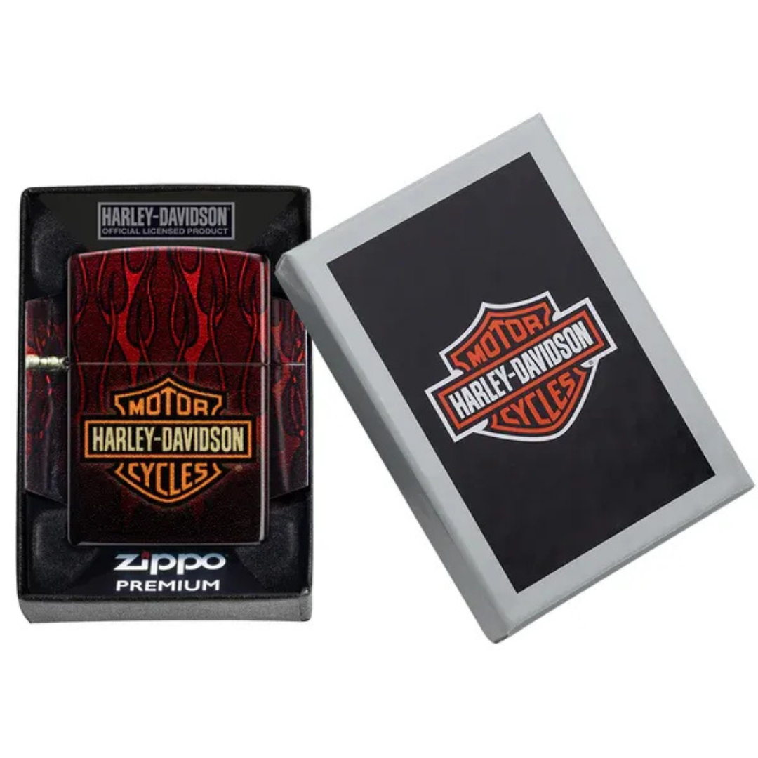 Zippo Harley-Davidson 48994 Ngọn Lửa 540 Fusion - Bật Lửa Zippo Mỹ Cao Cấp Cho Dân Chơi Xe Motor, Bảo Hành Trọn Đời (Fullbox)