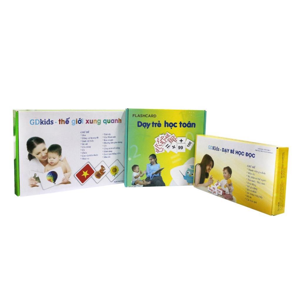 Flashcard - Combo Bộ Thẻ Cơ Bản Theo Phương Pháp Glenn Doman (Hôp 259 thẻ)