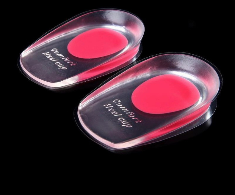 Lót giày tăng chiều cao silicon 1.5cm bảo vệ gót chân, phòng ngừa, giảm đau gai gót chân, chai chân