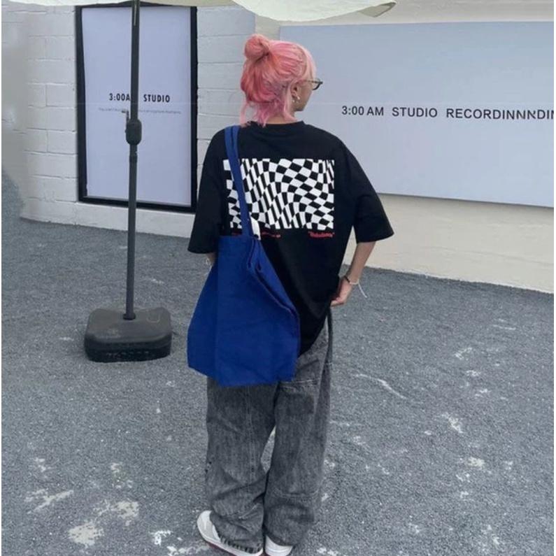 Áo thun tay lỡ chữ basic cá tính mát mịn ulzzang unisex áo đôi - ẢNH THẬT