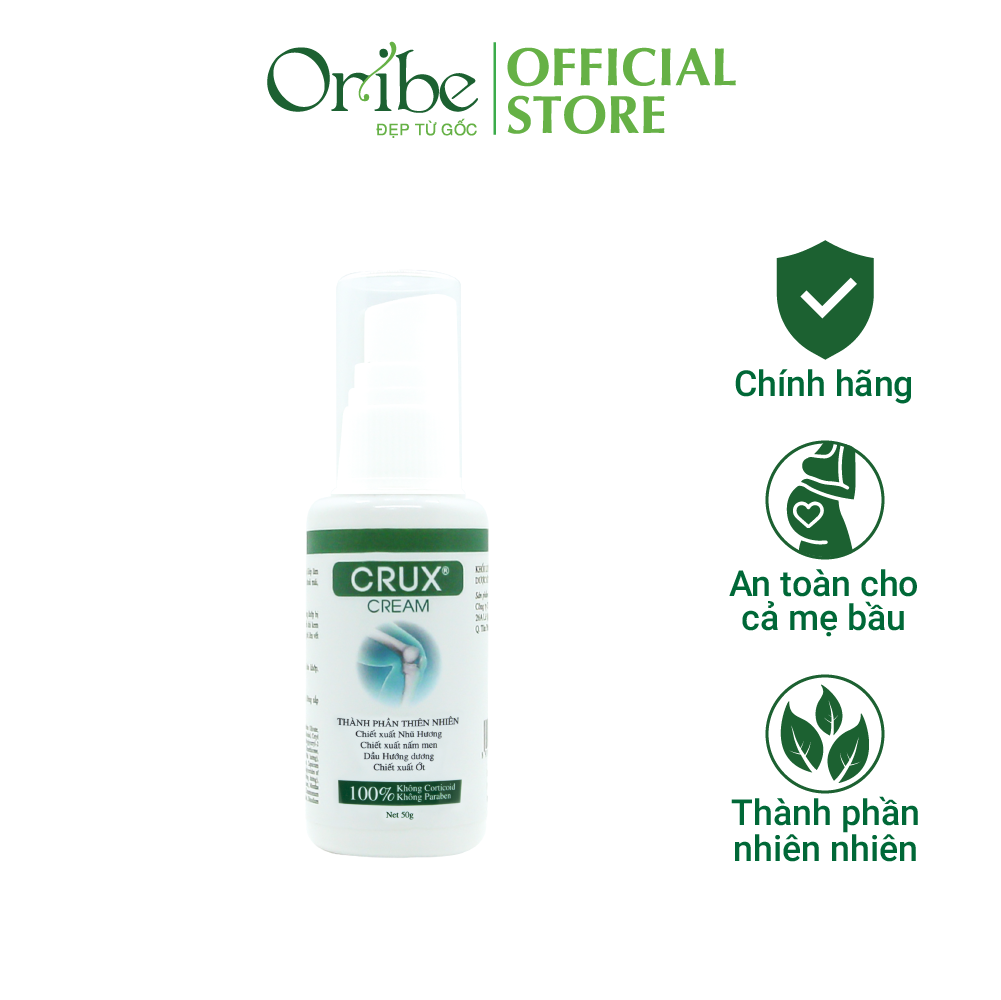 Combo 3 Viên uống + 1 Kem Thoa Giảm Sưng Đau , Chống Thoái Hóa Khớp, Tăng Cường Vận Động Crux