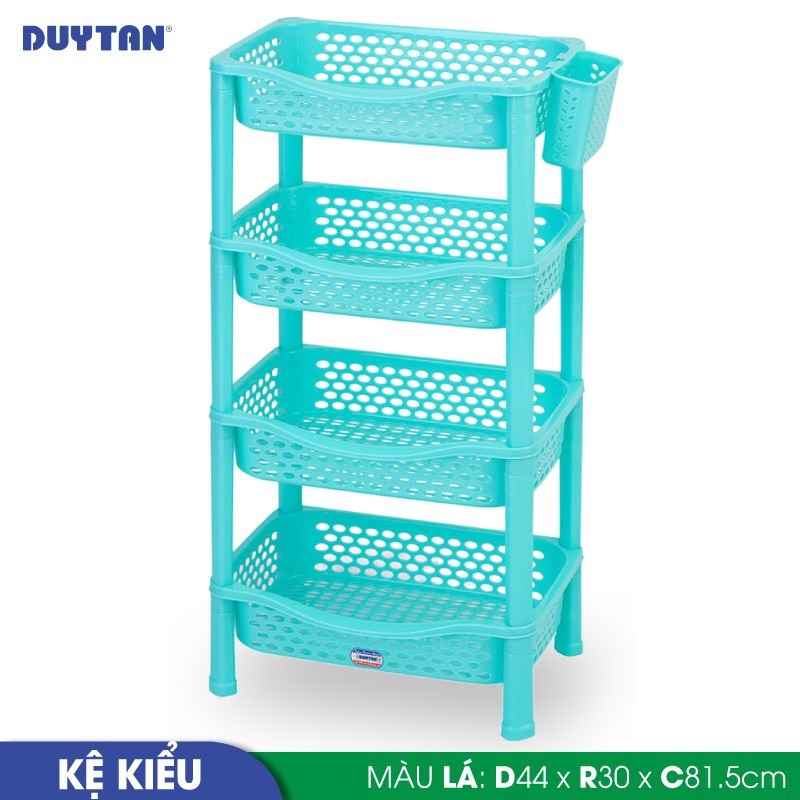 Kệ kiểu nhựa Duy Tân 4 ngăn  - 47363 - Giao màu ngẫu nhiên - Hàng chính hãng