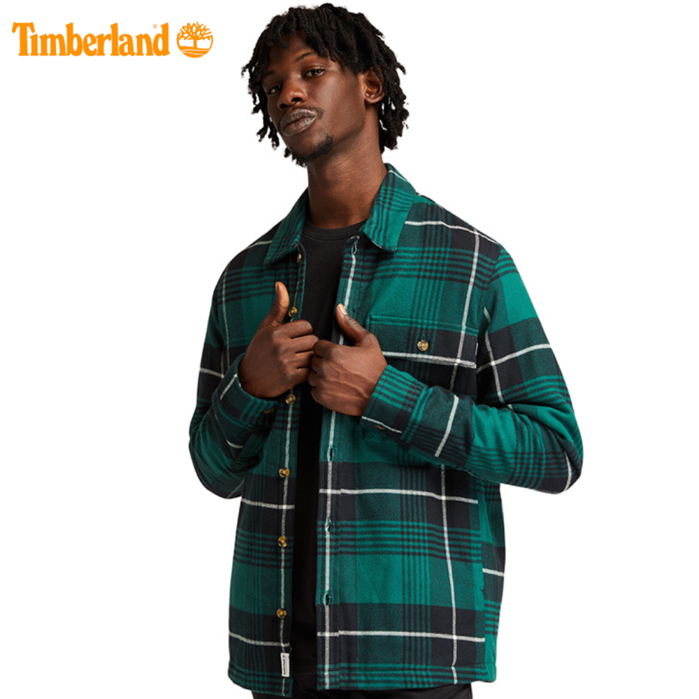 Original Áo Khoác Nam Timberland Insulated Buffalo Shirt Jacket Forest Biome YD TB0A44CCET
