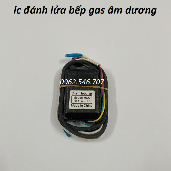 Bộ 1 IC 2 lò điện tử đánh tia lửa điện bếp gas âm đa năng