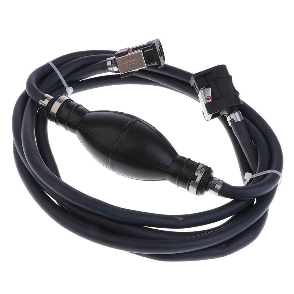Fuel Line Hose Bulb Kit Outboard Boat Tank Connectors for Yamaha