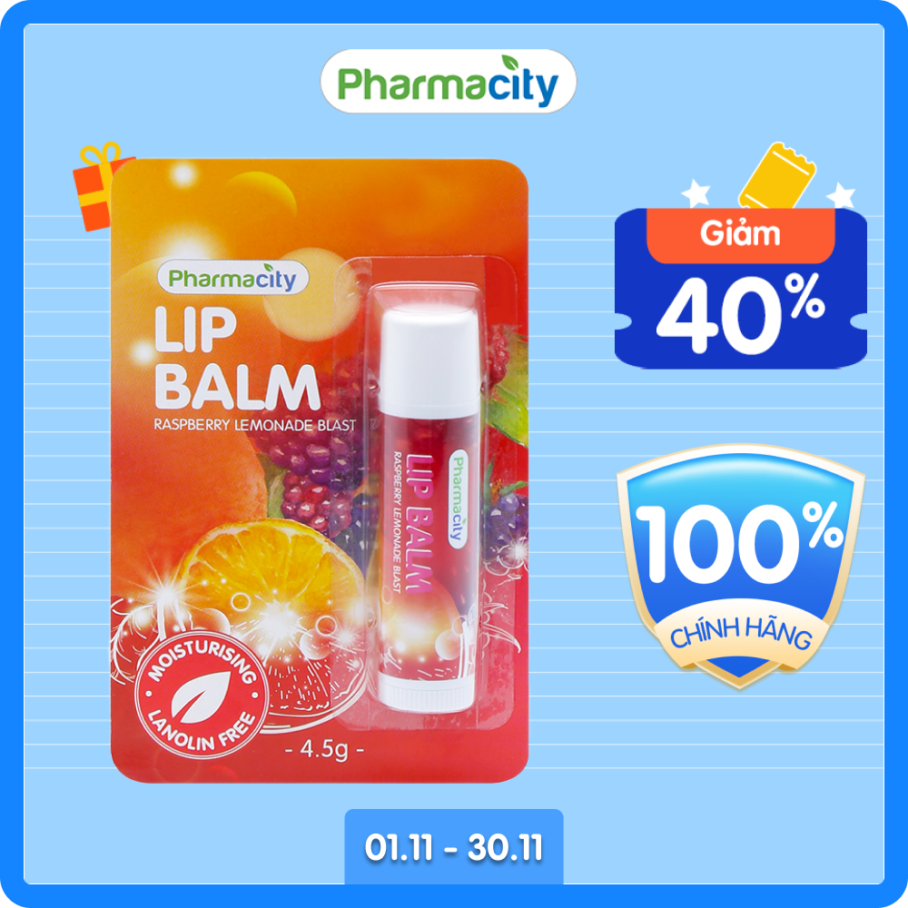 Son dưỡng môi hương trái cây Pharmacity Lip Balm