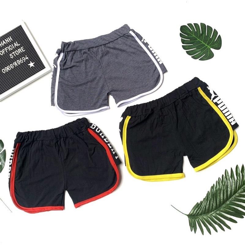 Quần đùi nữ mặc ở nhà, quần short nữ vải thun cottong co giãn TH STORE