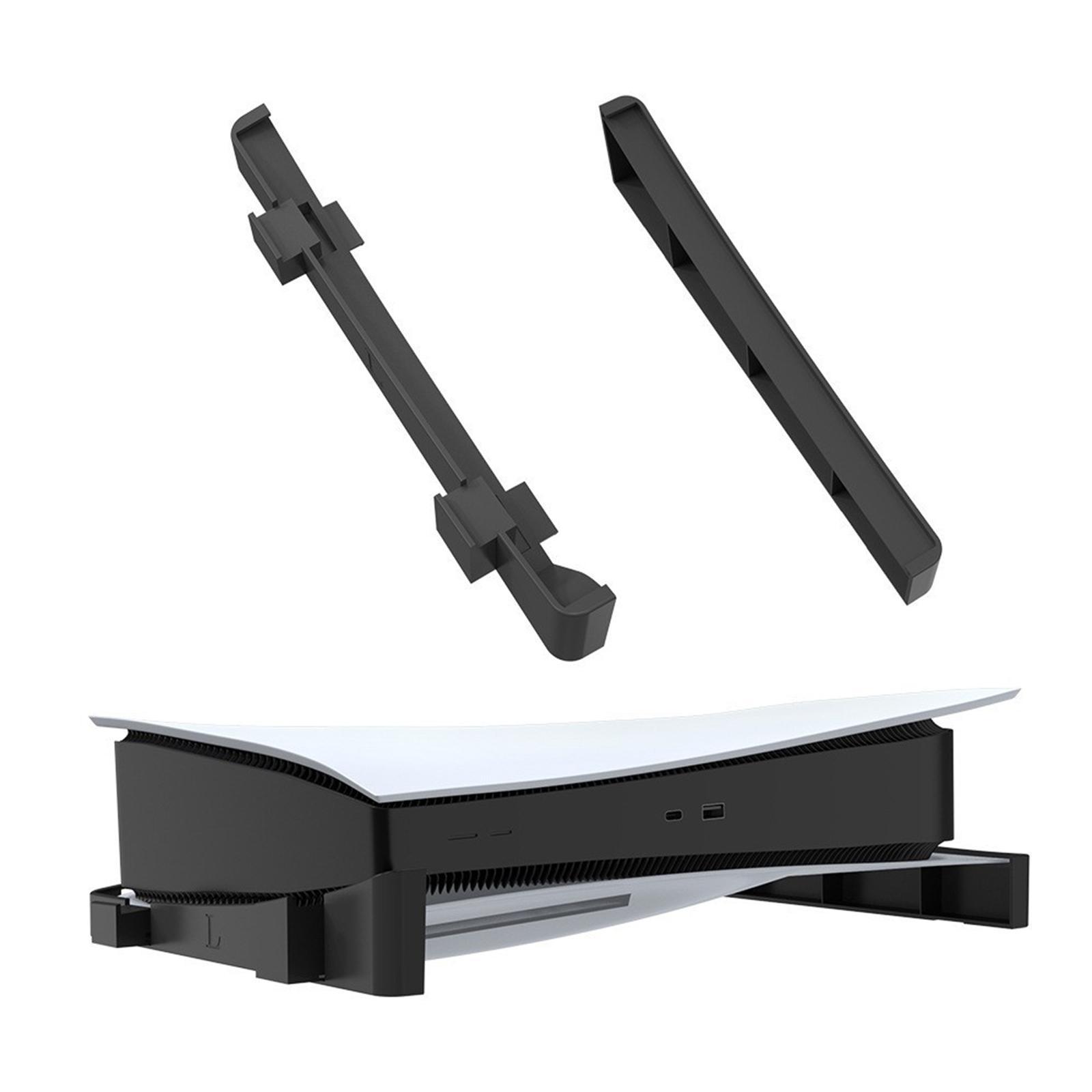 2x Storage Holder Black Accs for PS5 Base Console Host Digital Version