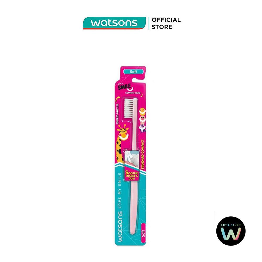 Bàn Chải Đánh Răng Watsons Standard Compact Toothbrush (Soft)