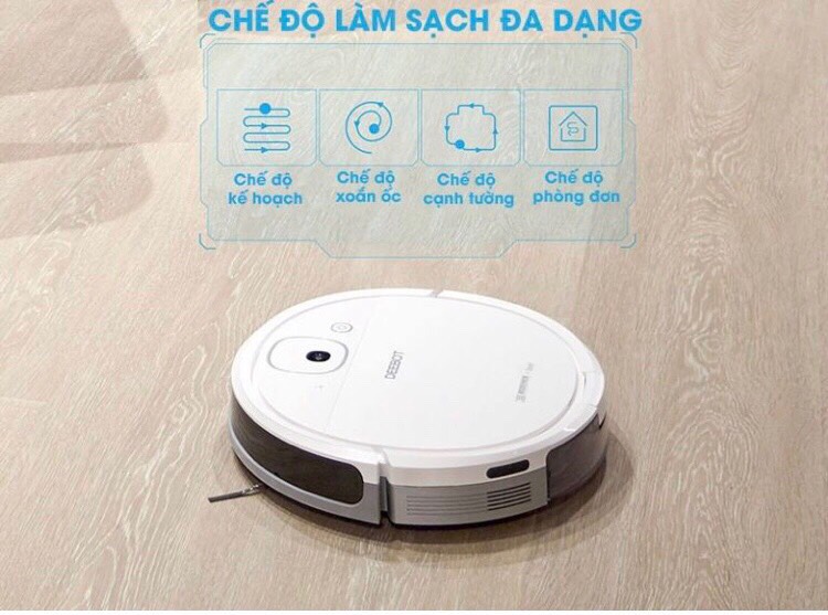 ROBOT HÚT BỤI LAU NHÀ thông minh Ecovacs deebot DJ35  -HÀNG CHÍNH HÃNG