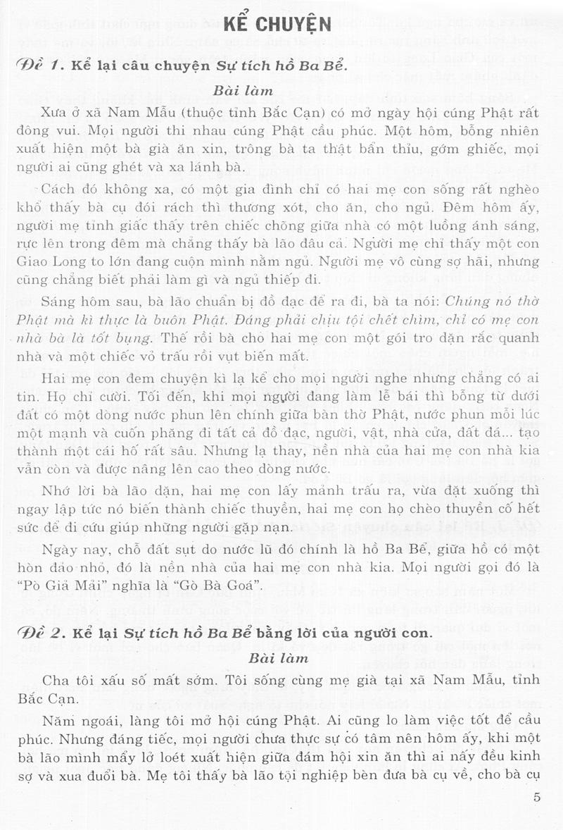 270 Đề Và Bài Văn 4