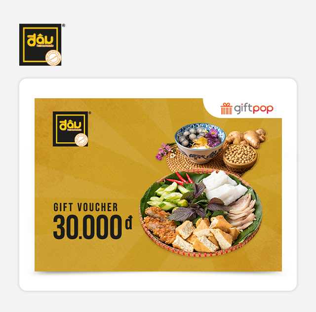 Evoucher Phiếu Quà Tặng Đậu Homemade 30K
